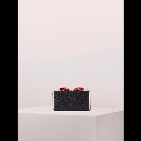 NWT Kate Spade Minnie Mouse Minnie Bow Clasp Clutch Crossbody - Picture 11 of 12